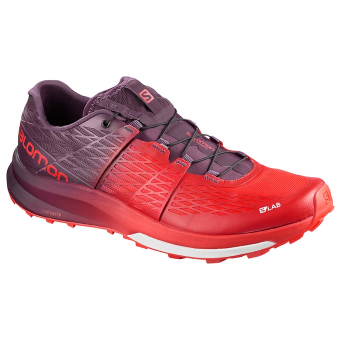 Salomon S/LAB ULTRA Zapatillas Trail Running Hombre - Rojas / Moradas - Colombia (81205-MBLG)